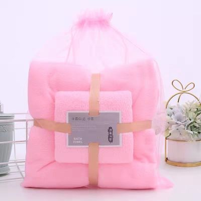Top-Rated Customized Color Thickened Coral Fleece Towel Bath Set Perfect for All Ages