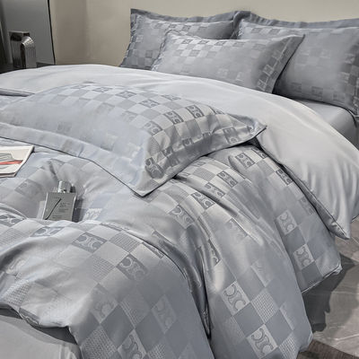 Luxury Customized Jacquard Bedding Sets Collections 4 Pcs Pillowcase Duvet Cover Sets