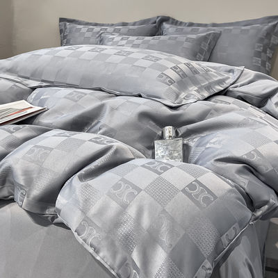 Luxury Customized Jacquard Bedding Sets Collections 4 Pcs Pillowcase Duvet Cover Sets