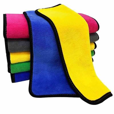Super Absorbent Microfiber Towel for Car Drying and Make Up Removal Sports Pattern