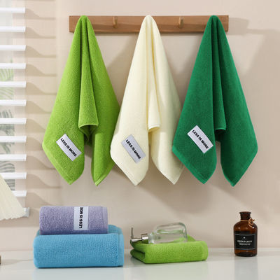 Fresh and Simple Hand Towel Made of Soft Woven Cotton Perfect for Couples Square Shape