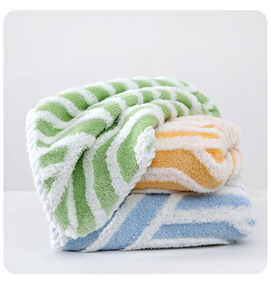 Thickened Woven Sustainable Jacquard Coral Fleece Dishcloth Microfiber Cleaning Rag