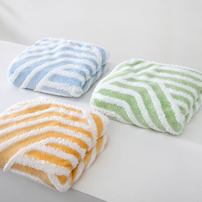 Thickened Woven Sustainable Jacquard Coral Fleece Dishcloth Microfiber Cleaning Rag