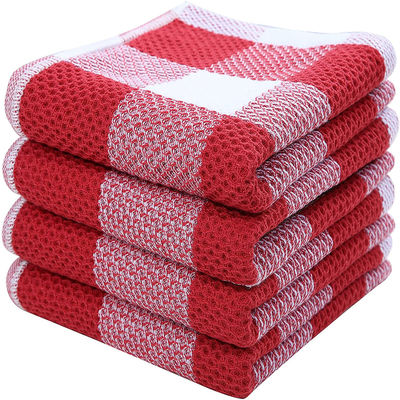 Thickened Square Waffle Towel Cotton Material for Absorbent Gift Manufacturers Spot