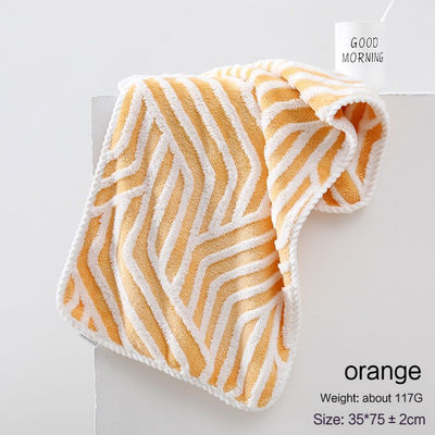 Thickened Woven Sustainable Jacquard Coral Fleece Dishcloth Microfiber Cleaning Rag