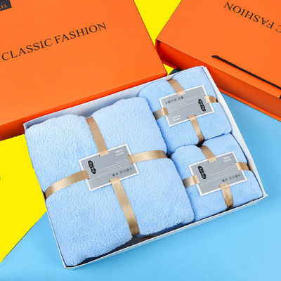 Mesh Bag and Gift Box Included Microfiber Adult Towel Set Bath Towel 70*140cm for SPA