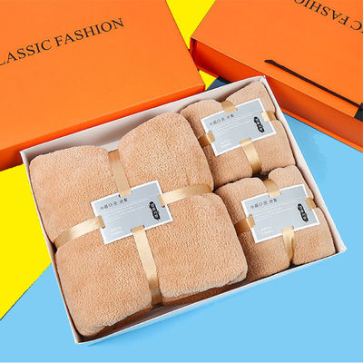 Mesh Bag and Gift Box Included Microfiber Adult Towel Set Bath Towel 70*140cm for SPA