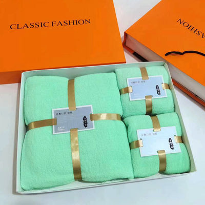 Mesh Bag and Gift Box Included Microfiber Adult Towel Set Bath Towel 70*140cm for SPA