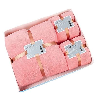 Mesh Bag and Gift Box Included Microfiber Adult Towel Set Bath Towel 70*140cm for SPA