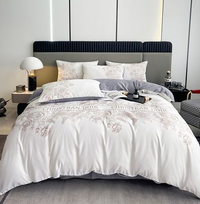 Ice Silk Bed Cover Sheet for Adult Washing Silk Bedding Set NO Customization