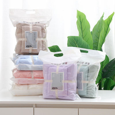Coral Fleece Cooling Turkish Towel Set 5 Star Colorful Zero Twist Gift Set Bath Towel