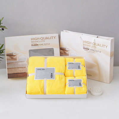 Custom Green Microfiber Towel Set High Density 2-Piece Coral Velvet 70*140cm 35*75cm