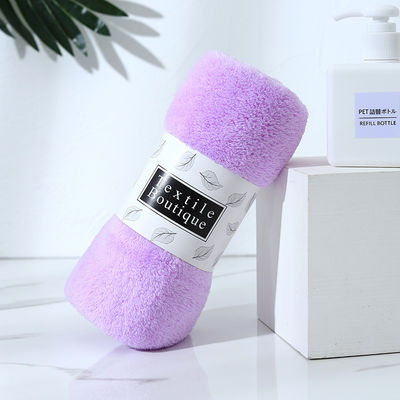 Coral Velvet Towel Set Custom Logo Bath Towels Microfiber Hair Sports Baby Hooded Towel