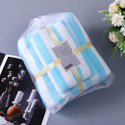 Soft and Absorbent Microfiber Coral Fleece Cation Bath Towel Set for All Age Group