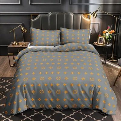 100% Polyester Fibre Luxury Christmas Gift 4 Piece Duvet Cover Bedding Set for Adult
