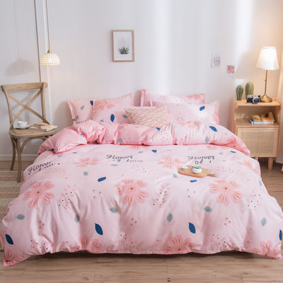Reactive Printing Luxury 4pcs Bedding Set for Customized Single Double Queen King Size