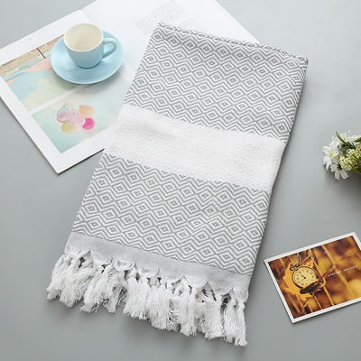 Rectangle Cotton Towel Nature Organic Custom Sand Free Turkish 100% Cotton Microfiber