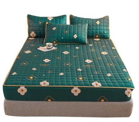 Home Quilted Fittings Custom Printed Brushed Mattress Protectors for Bed Protection Pad