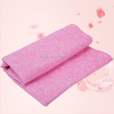 Quick-Dry Light Blue 3D PVA Towel for Easy Wrinkle Fade and Multi-Function Bath Hair Rub