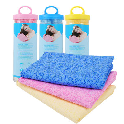 Quick-Dry Light Blue 3D PVA Towel for Easy Wrinkle Fade and Multi-Function Bath Hair Rub