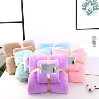 3Pcs Bath Towel Set Super Strong Water Absorption for Home Hotel Wedding Souvenirs