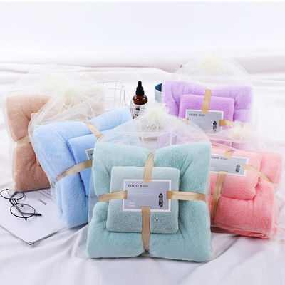 3Pcs Bath Towel Set Super Strong Water Absorption for Home Hotel Wedding Souvenirs