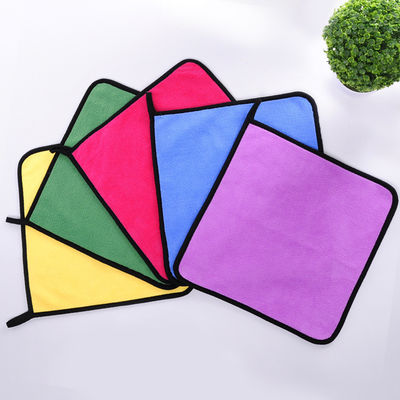 30*30 Superfine Fiber Car Wash Towel with Strong Water Absorption and Special Design