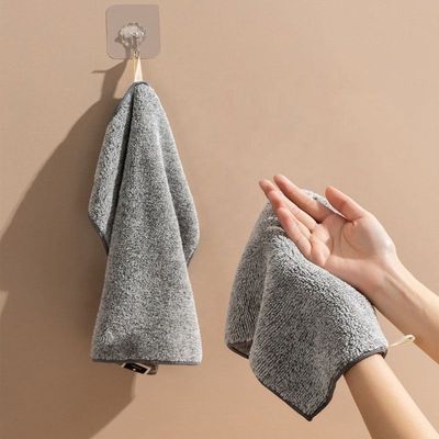 35g Fashionable Cleaning Hand Cleaning Organic Bamboo Charcoal Towel Kitchen Cloth Rag