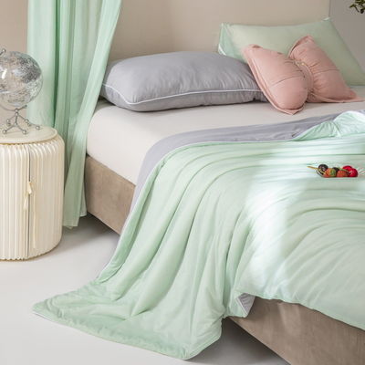 Summer Blanket Comforter Microfiber Quilt with Popular Bamboo Silk in Customized Color