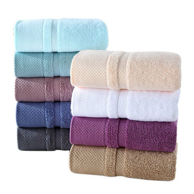 Customized Logo Long Staple Cotton Towels for Hotels Soft Absorbent and Flexible