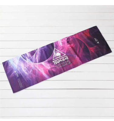 Sports Microfiber Gym Towel Custom Printed Towel for Sweat Absorption and Fitness