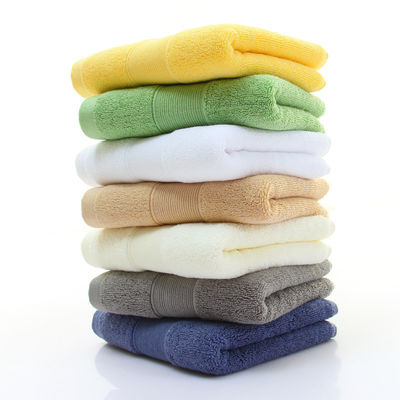 Home Hotel Spa Ect 35*35cm Embroidered LOGO Cotton Towel White All-cotton Absorbent