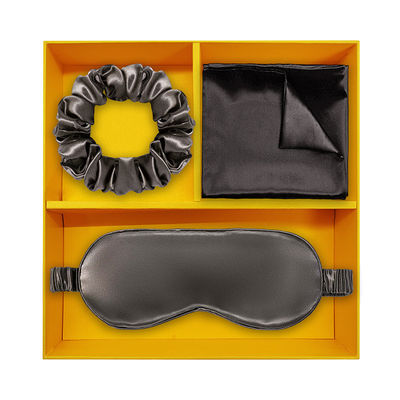 100% Pure Silk Hair Scrunchies and Mulberry Silk Pillowcase Set with Zipper Decorative