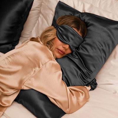 Custom Luxury Silk Hair Scrunchies and Pillowcase Set Perfect for Your Beauty Routine