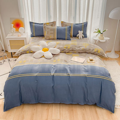 Home Warm Cosy Luxury Breathable Super Soft Fitted Bed Sheet 4 Piece Bedding Sheet Set
