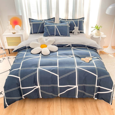 Home Warm Cosy Luxury Breathable Super Soft Fitted Bed Sheet 4 Piece Bedding Sheet Set