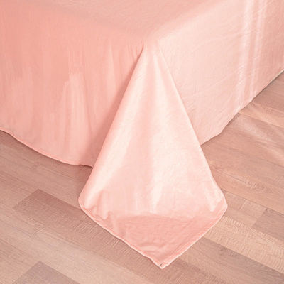 Full Size Bedding Set with Plant Pattern and Reactive Printing in Mink Velvet Material