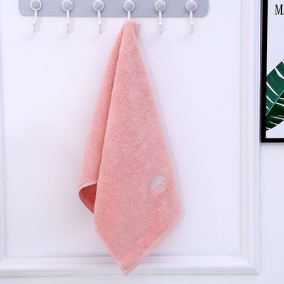 All-aged Customized Size Embroidery Logo Cotton Towel For Men Women Soft Thickened Towels SOLID COLOR