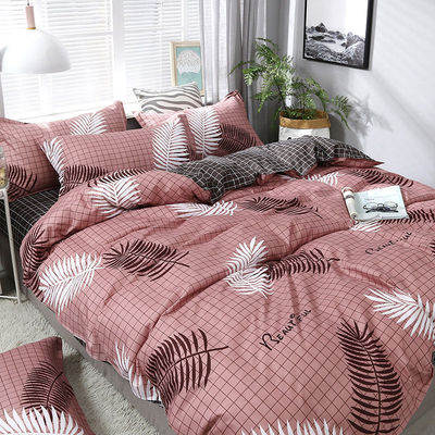 Thread Count 400TC Customized Designs Cotton Duvet Cover Set with 4 Pieces Bed Sheet Set