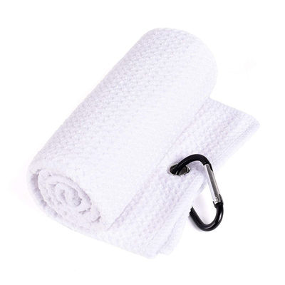 Custom Printed Logo Microfiber Golf Towel with Waffle Design and Hook 30*50cm/40*60cm