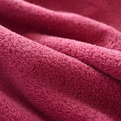 3D Strawberry Bear Towel Bath Towel Coral Fleece Soft Absorbent Children's Bath Towel