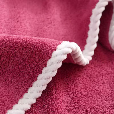 3D Strawberry Bear Towel Bath Towel Coral Fleece Soft Absorbent Children's Bath Towel
