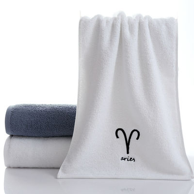 Room Space Bathroom Room Zodiac Towel Face Towel Bath Towel for Facial Cleansing Towel