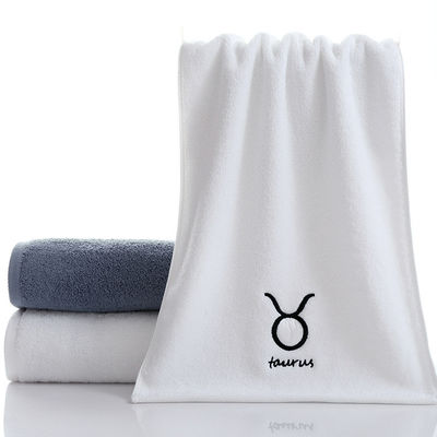 Room Space Bathroom Room Zodiac Towel Face Towel Bath Towel for Facial Cleansing Towel