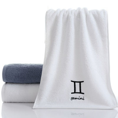 Room Space Bathroom Room Zodiac Towel Face Towel Bath Towel for Facial Cleansing Towel