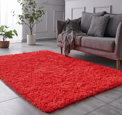 9mm Thick Large Fluffy Shag Living Room Area Rugs for Home Hotel Bathroom and Shower Room