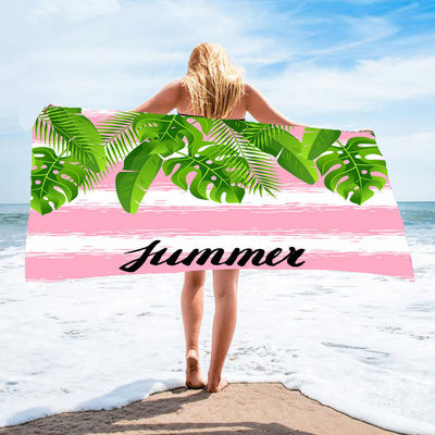 Customizable Cartoon Printing Beach Towel and Soft Lady Design Ideal for Everyday