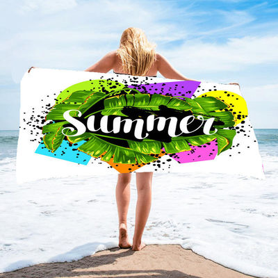 Customizable Cartoon Printing Beach Towel and Soft Lady Design Ideal for Everyday