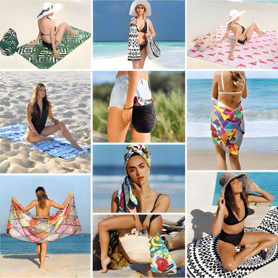 Customizable Cartoon Printing Beach Towel and Soft Lady Design Ideal for Everyday