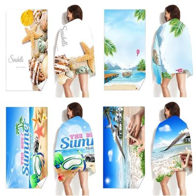 Customizable Cartoon Printing Beach Towel and Soft Lady Design Ideal for Everyday